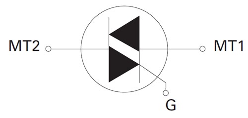 Schematic - Littelfuse LJxx04xx & QJxx04xx Triacs